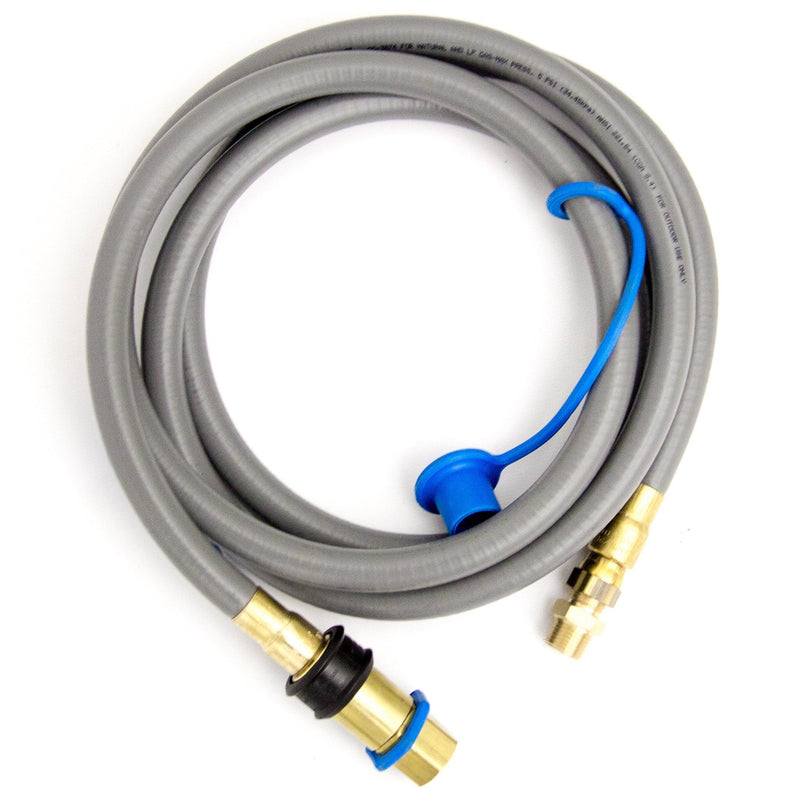 10' Blaze Long Natural Gas Hose - SKU: BLZ-NG-HOSE