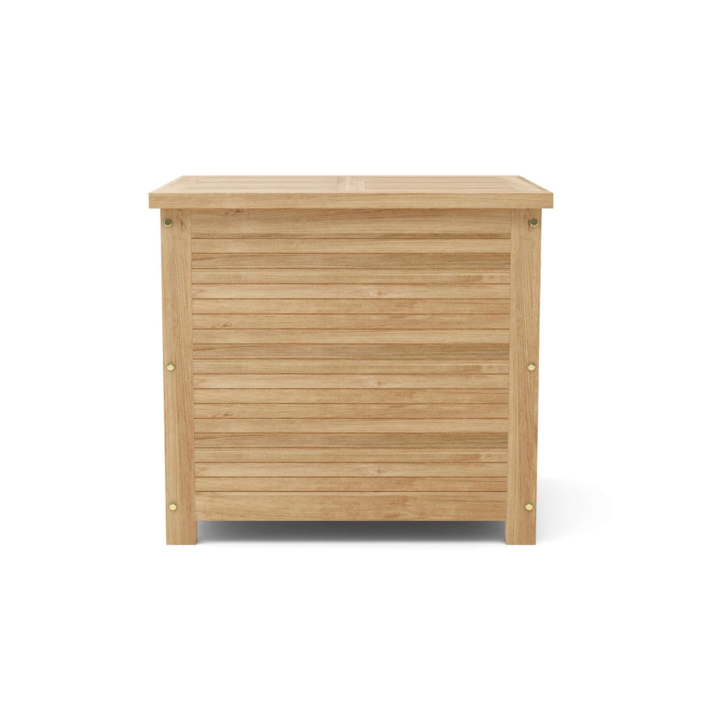 Camrose Small Storage Box, teak, open lid