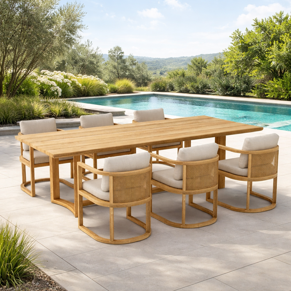 Junus 7-Piece Dining Table Set - image 3