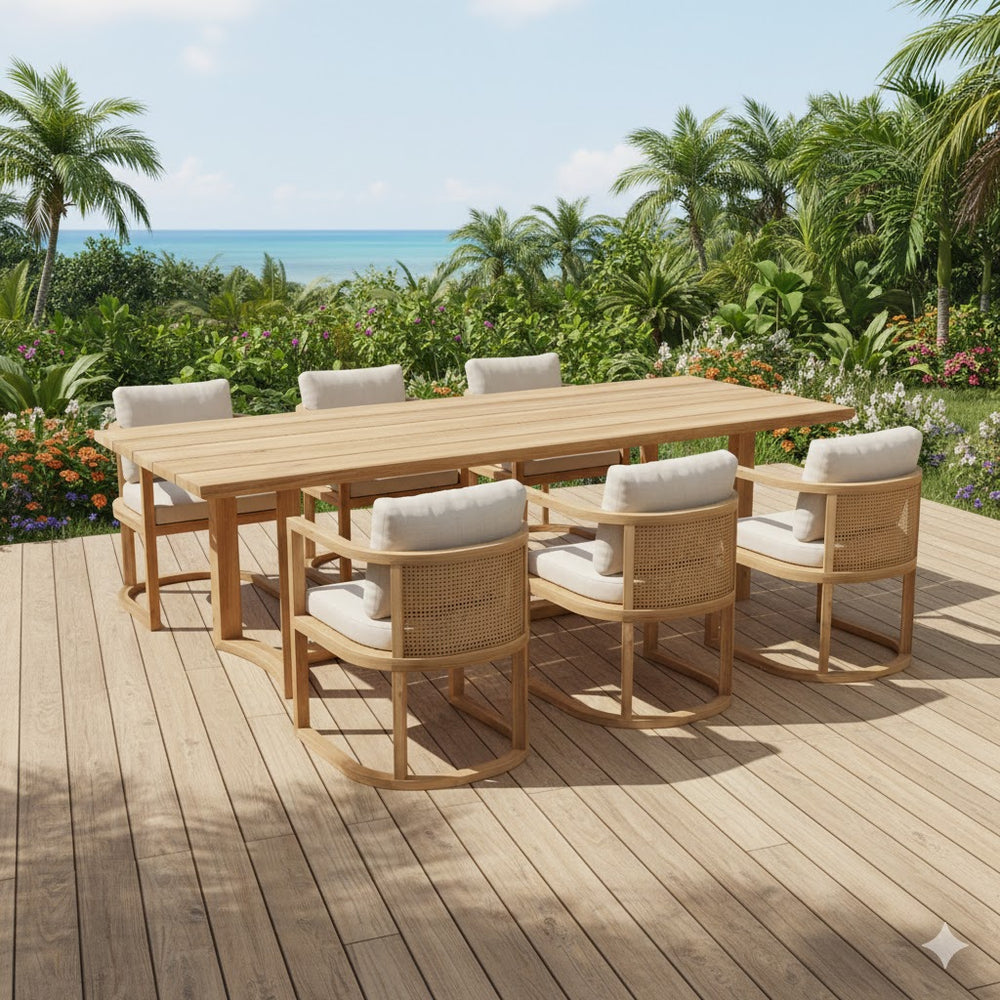 Junus 7-Piece Dining Table Set - image 2