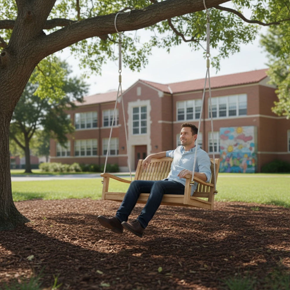 Del-Amo 48" Round Swing Bench - image 5