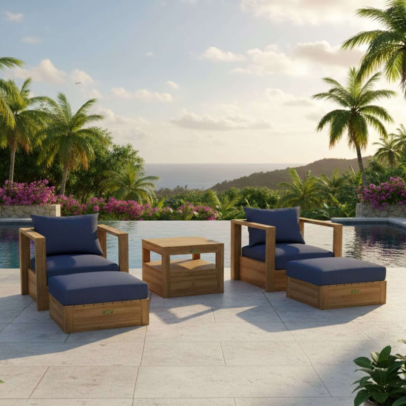 Copacabana 5-Piece Modular Deep Seating Set