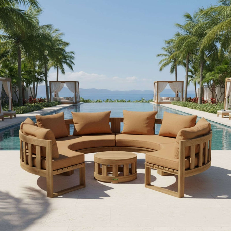 Circular Modular Deep Seating Set (SET-810)