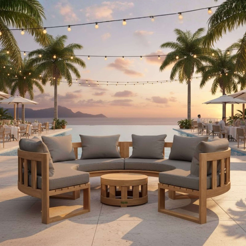 Circular Modular Deep Seating Set (SET-810) - image 4
