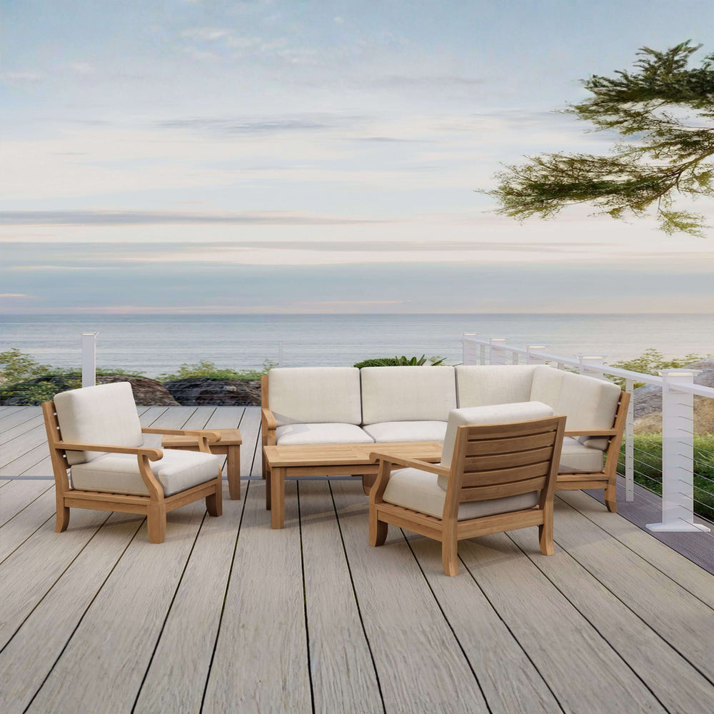 Riviera 7-Piece Modular Set w/ Square Table (SET-93) - image 2
