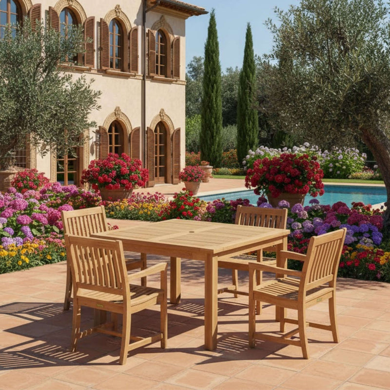 Windsor Rialto Armchair 5-Piece Dining Set
