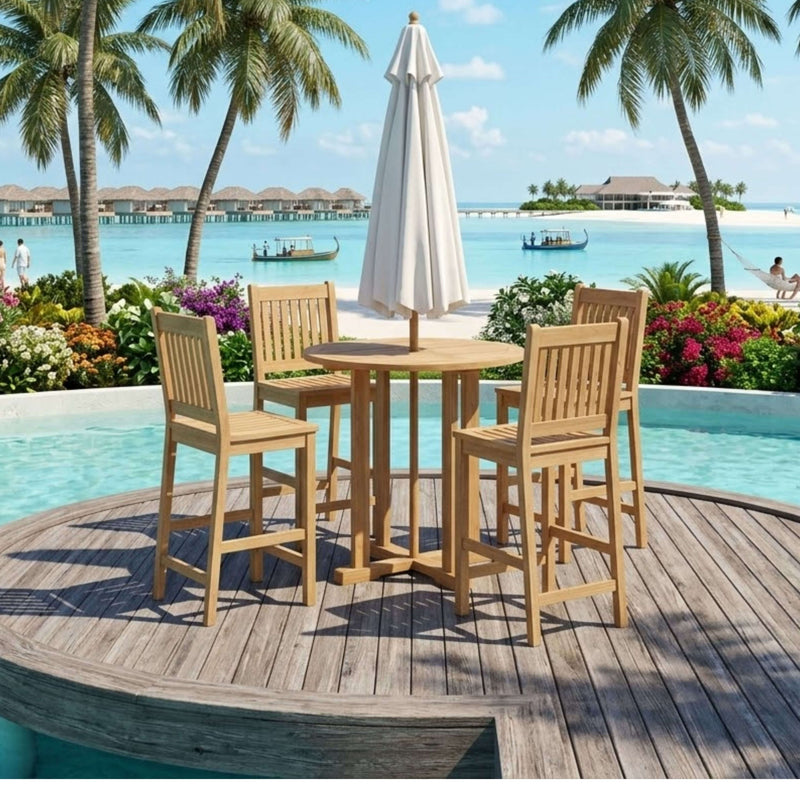 Bahama Avalon 5-Piece Round Bar Set