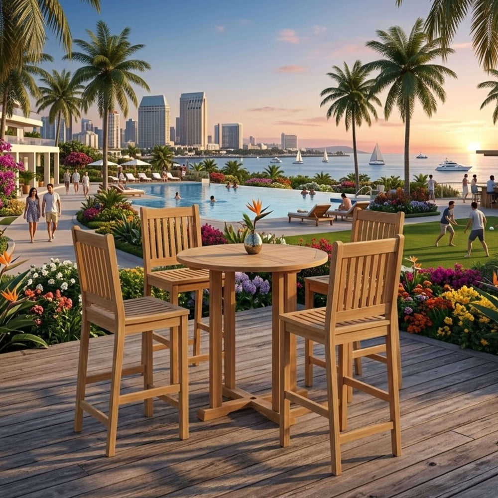 Bahama Avalon 5-Piece Round Bar Set - image 4