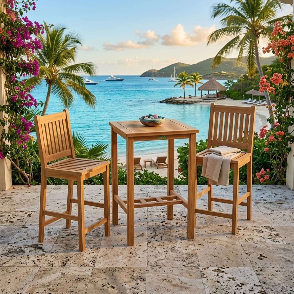 Bahama Avalon 3-Piece Square Bar Set