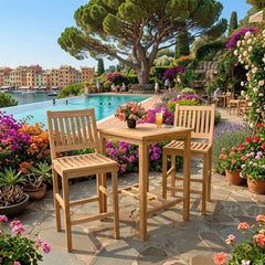 Bahama Avalon 3-Piece Square Bar Set