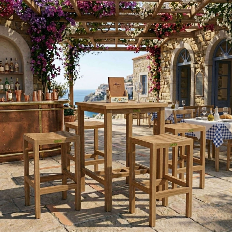 Bahama Montego 5-Piece Square Bar Set