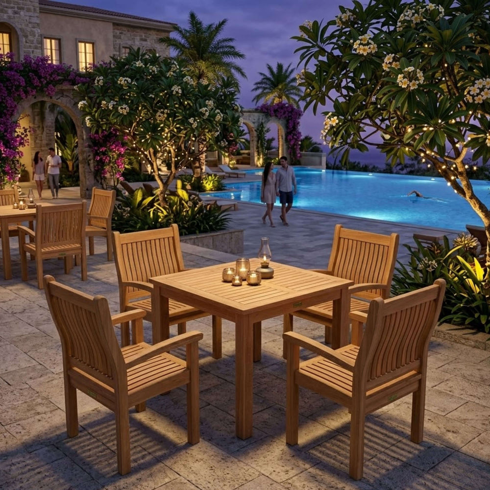 Bahama Sahara 5-Piece Bistro Table - image 4