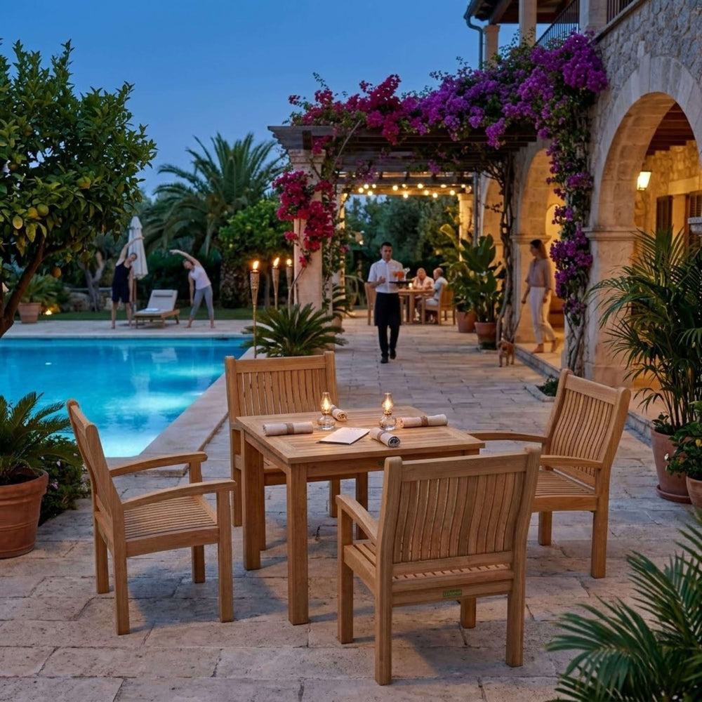 Bahama Sahara 5-Piece Bistro Table - image 5