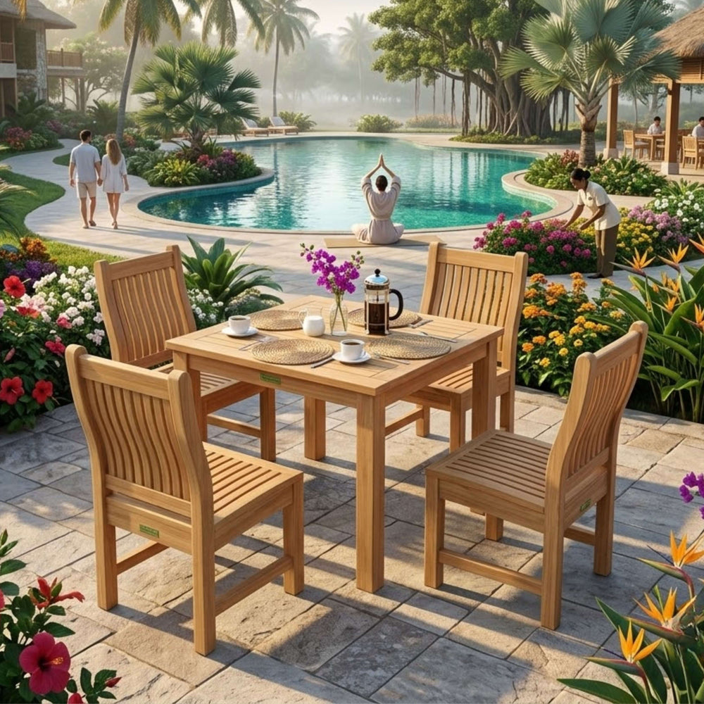 Bahama Sahara 5-Piece Bistro Set - image 3