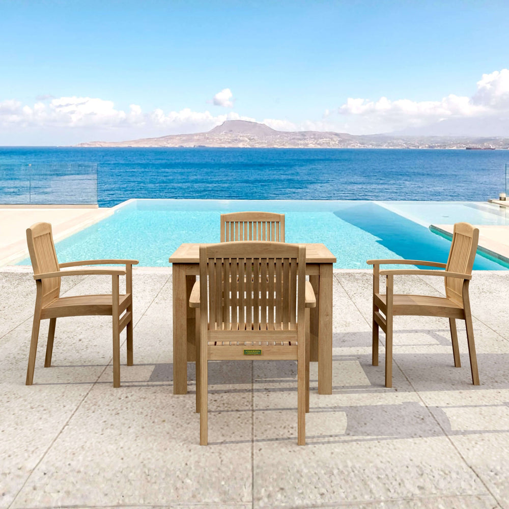 Bahama Sahara 5-Piece Bistro Table Set - image 5