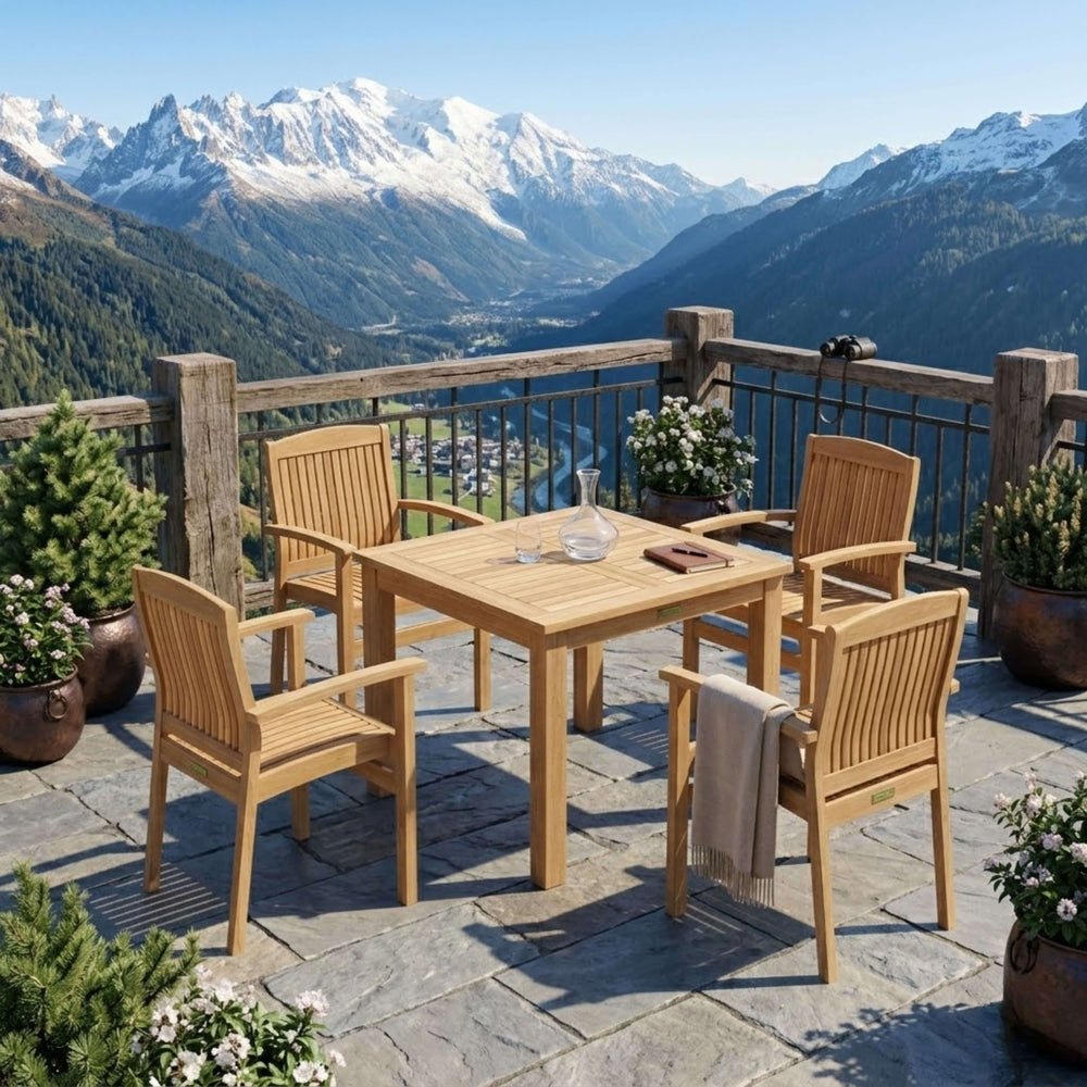 Bahama Sahara 5-Piece Bistro Table Set - image 3