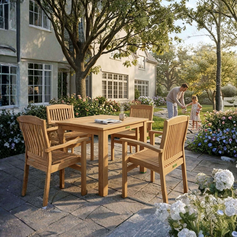 Bahama Sahara 5-Piece Bistro Table Set