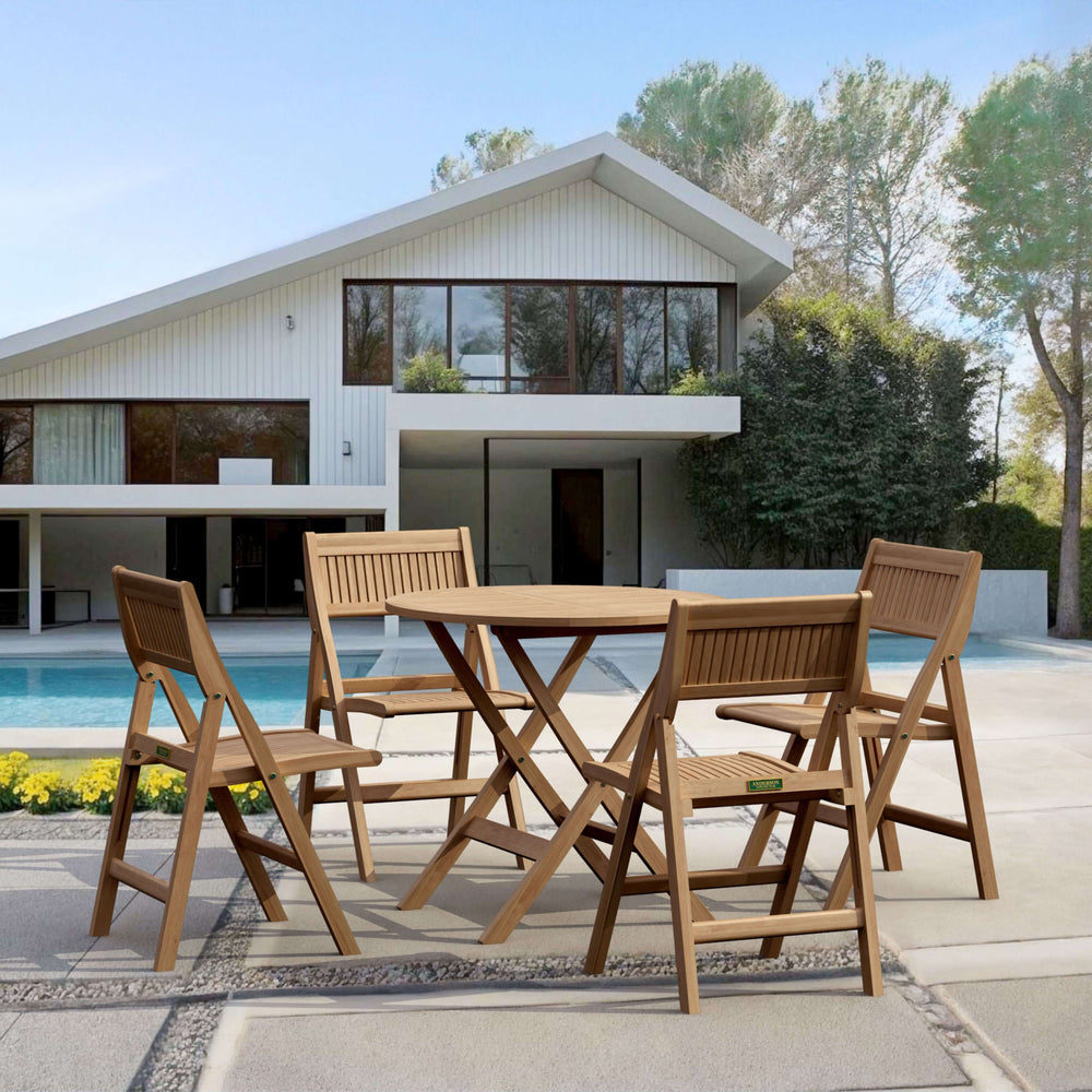 Windsor 5-Piece Round Bistro Set - image 5