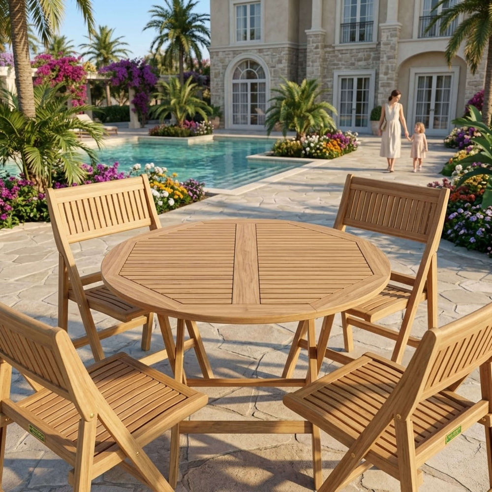 Windsor 5-Piece Round Bistro Set - image 3