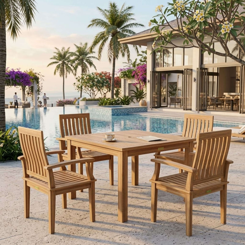 Windsor Brianna 5-Piece Dining Table Set