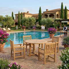 Tosca Classic Armchair 5-Piece Dining Set - image 3