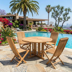 Butterfly Comfort 5-Piece Dining Set