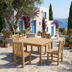 Windsor Classic Side Chair 5-Piece Dining Table Set