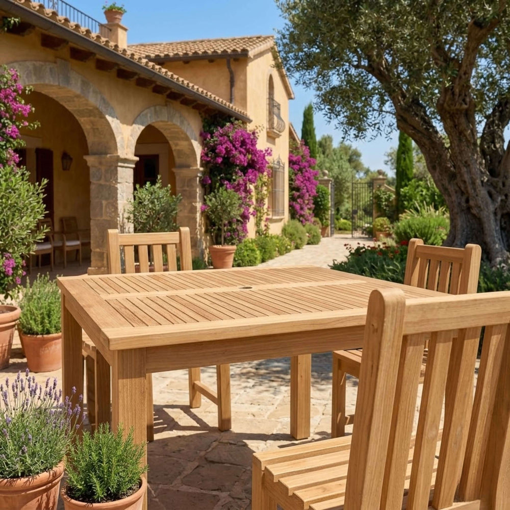 Windsor Classic Side Chair 5-Piece Dining Table Set - image 4
