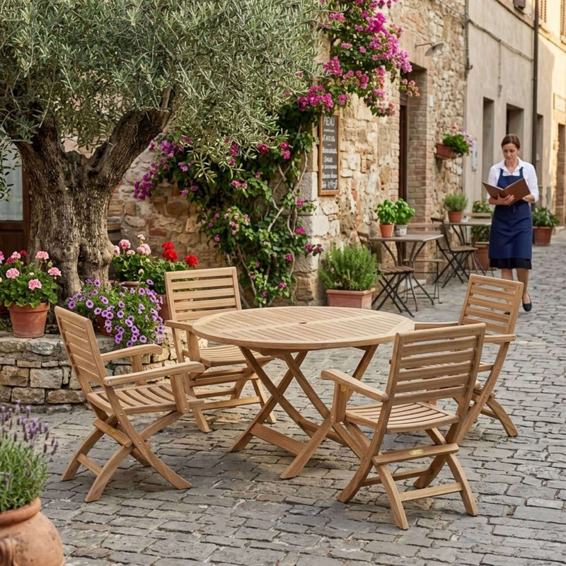 Andrew Bahama 5-Piece Folding Dining Set