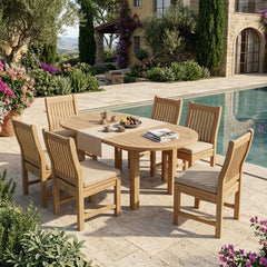Bahama Sahara 7-Piece 96" Rectangular Dining Set