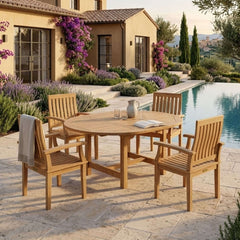 Bahama Brianna 5-Piece Extension Dining Set