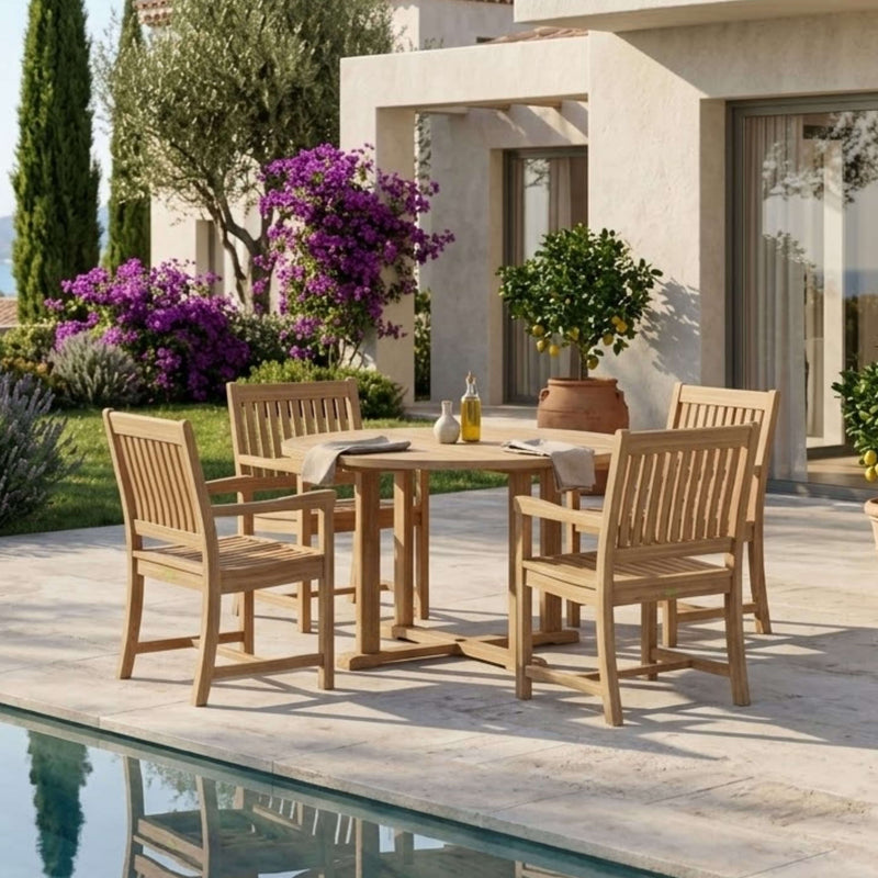 Tosca Rialto Armchair 5-Piece Dining Set