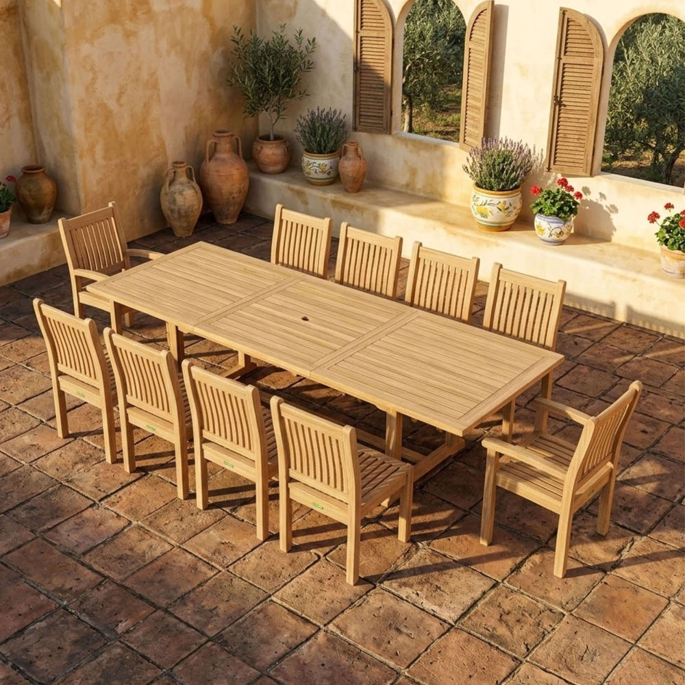 Bahama Sahara 11-Piece 10' Rectangular Dining Set