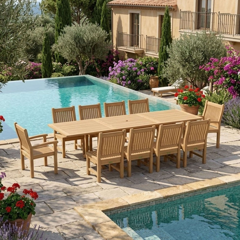 Bahama Sahara 11-Piece 10' Rectangular Dining Set