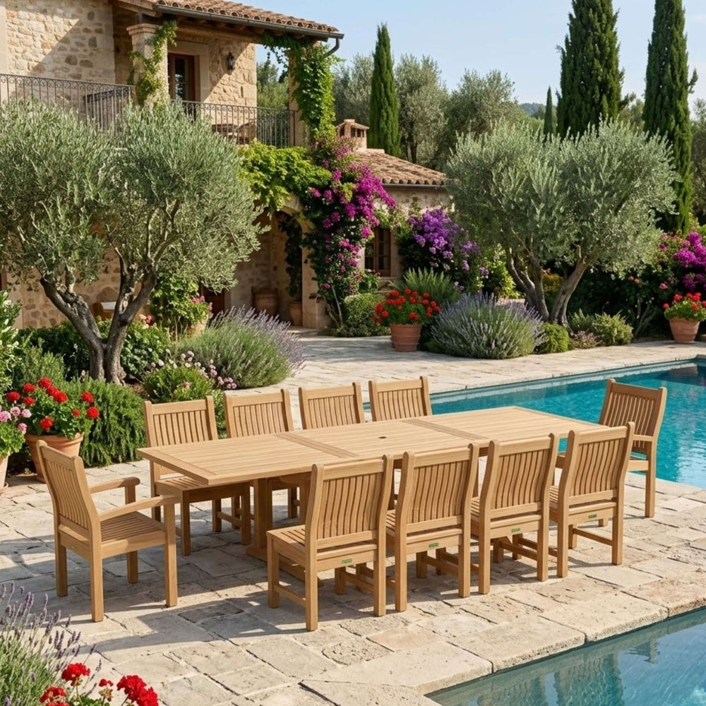 Bahama Sahara 11-Piece 10' Rectangular Dining Set