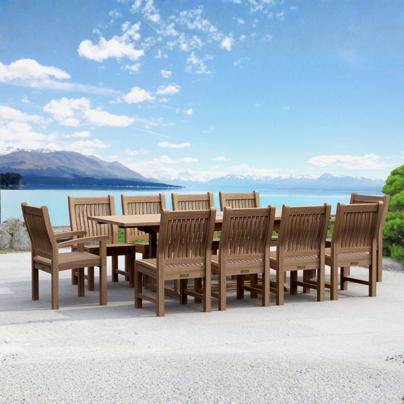 Bahama Sahara 11-Piece 8' Rectangular Dining Set