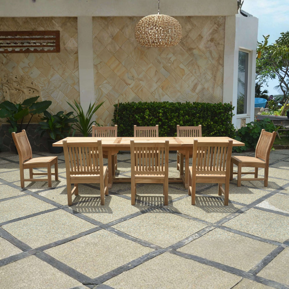 Bahama Sahara 9-Piece 10' Rectangular Dining Set (SET-79)