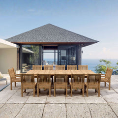 Valencia Sahara 13-Piece Rectangular Dining Set