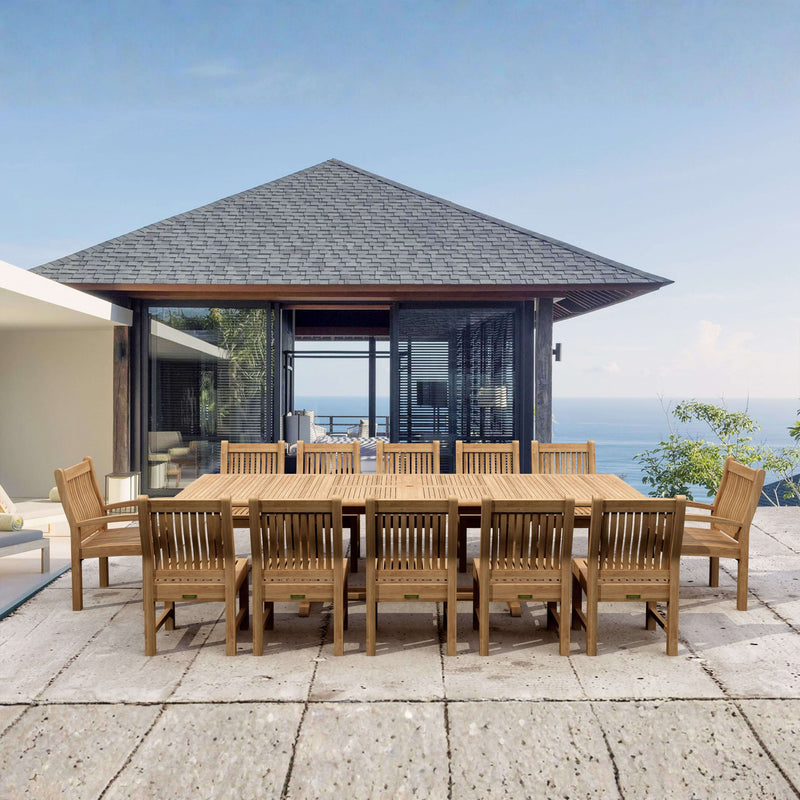 Valencia Sahara 13-Piece Rectangular Dining Set