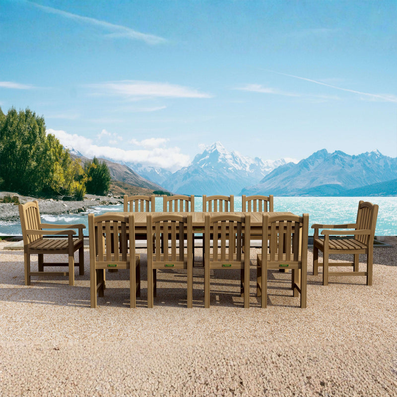 Chelsea 11-Piece Rectangular Dining Table Set