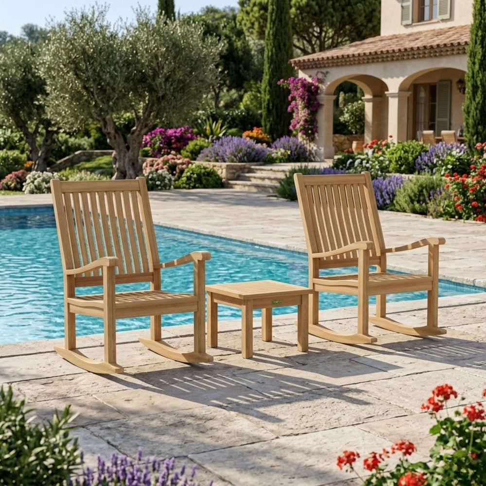 Del-Amo Bahama 3-Piece Set with Square Side Table - image 2
