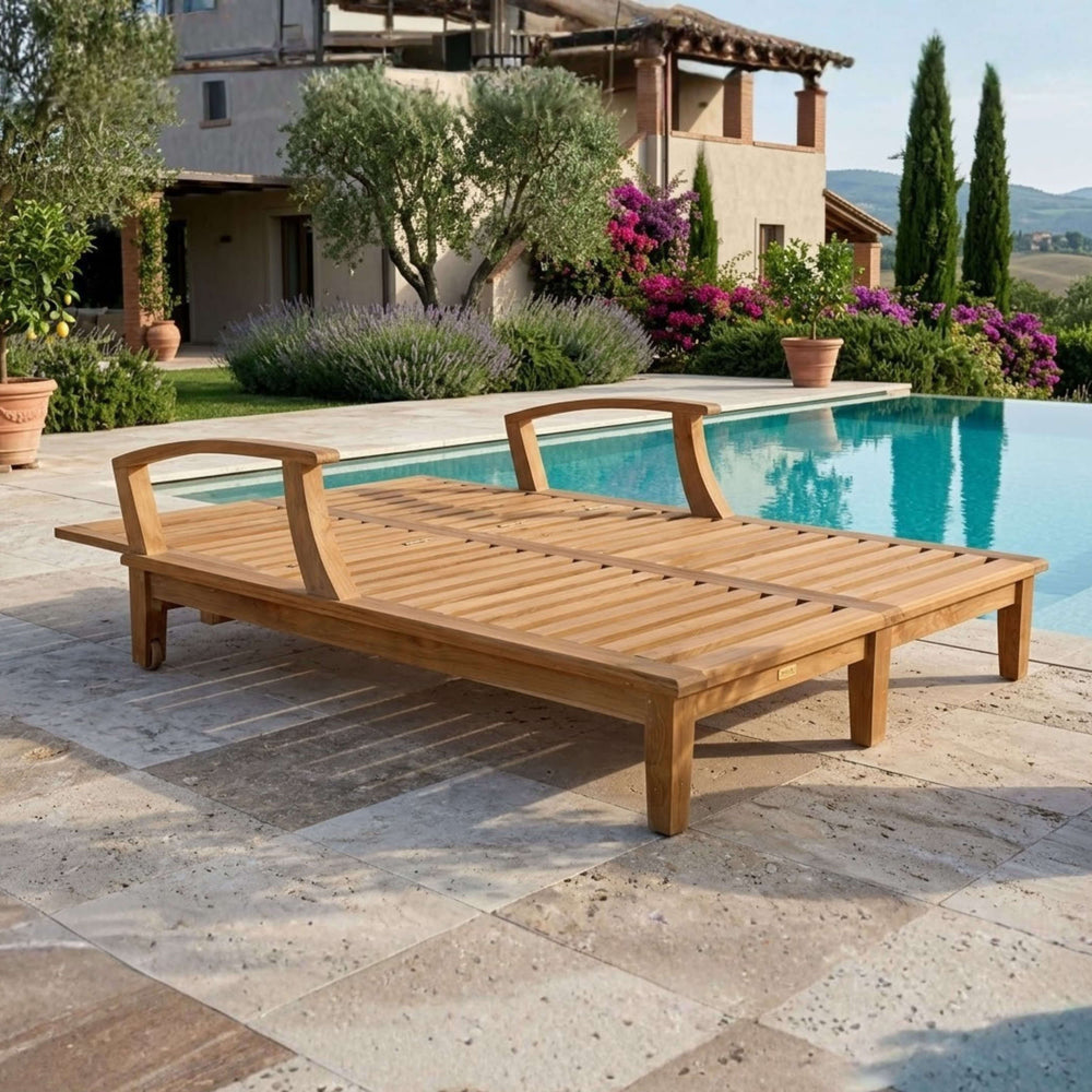 Brianna Double Sun Lounger with Arm - image 4