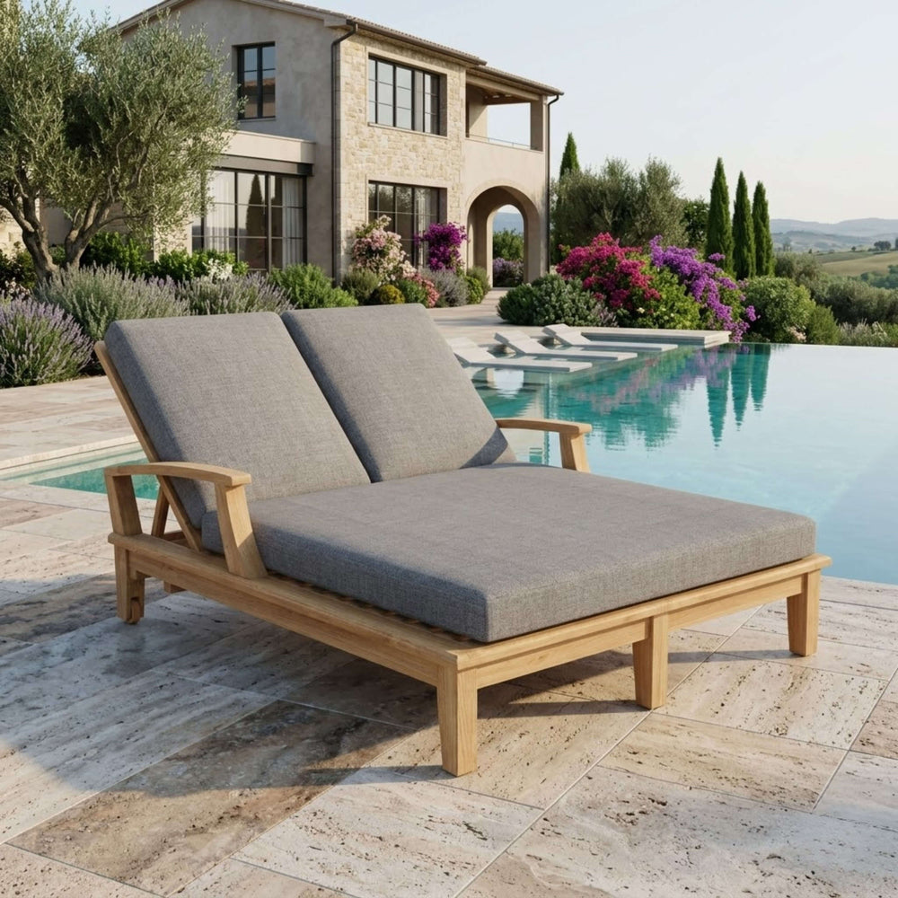 Brianna Double Sun Lounger with Arm - image 5