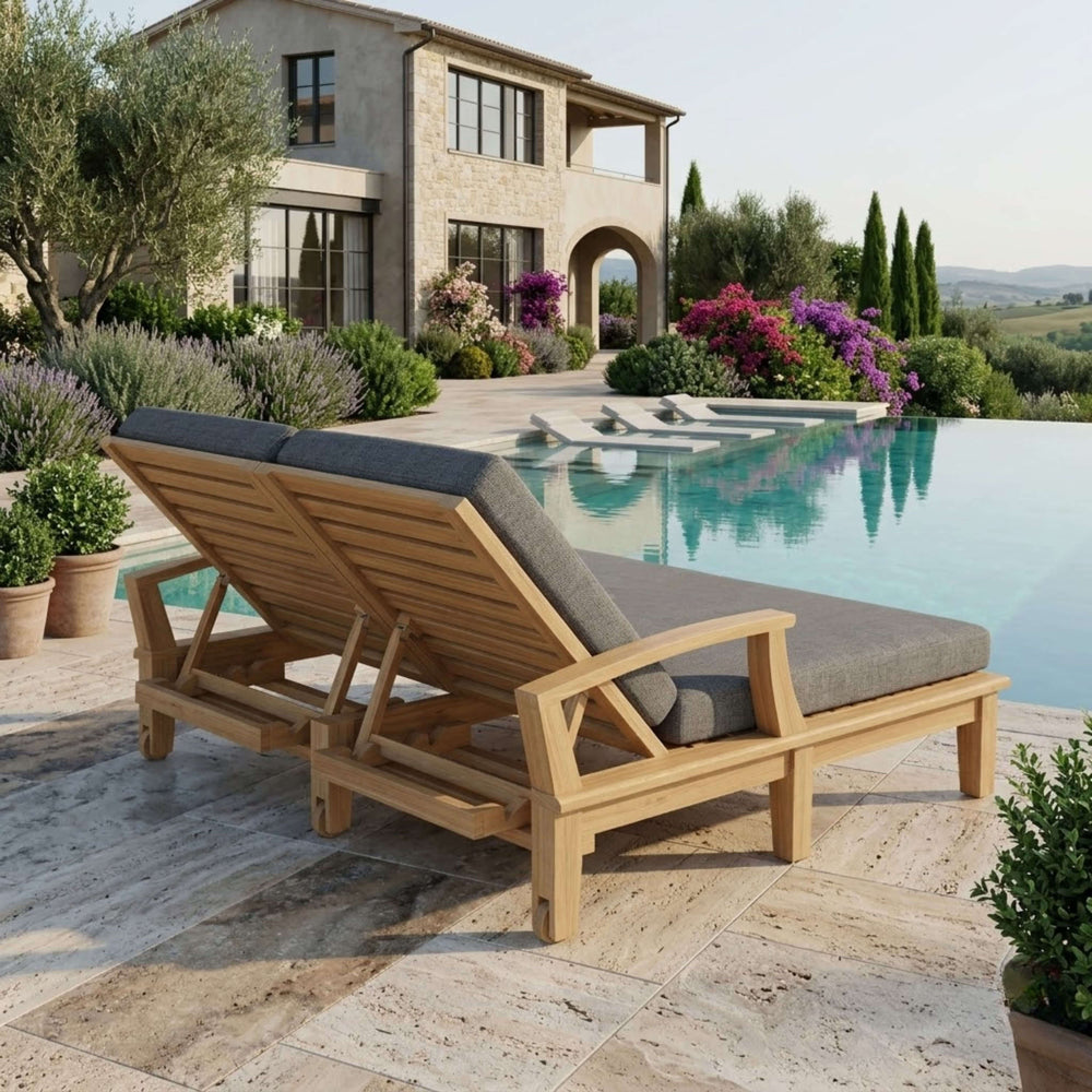 Brianna Double Sun Lounger with Arm - image 6