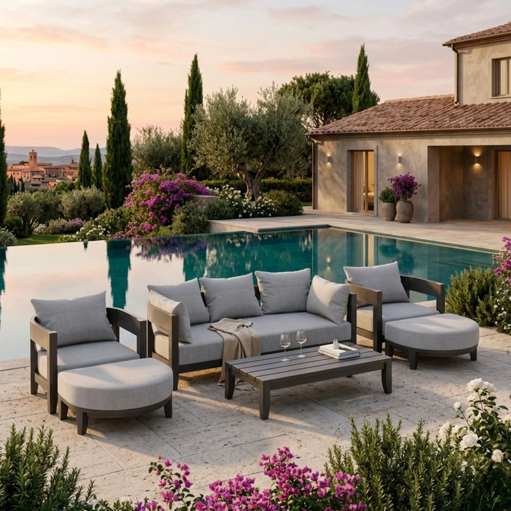 Coronado 6-Piece Aluminum Deep Seating Set - image 3