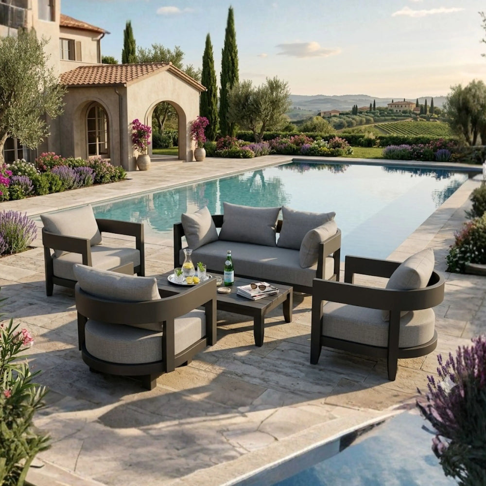 Coronado 5-Piece Aluminum Deep Seating Set - image 2
