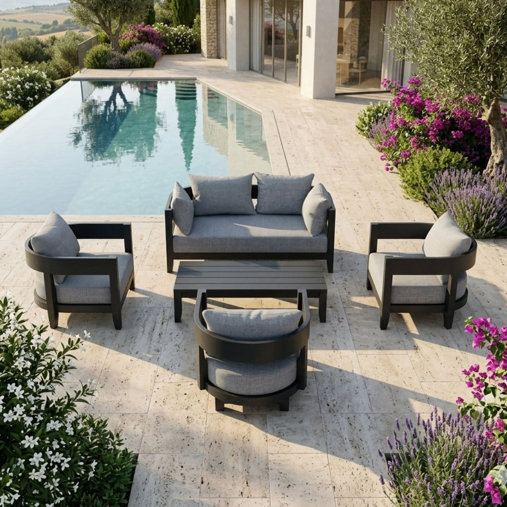 Coronado 5-Piece Aluminum Deep Seating Set - image 3