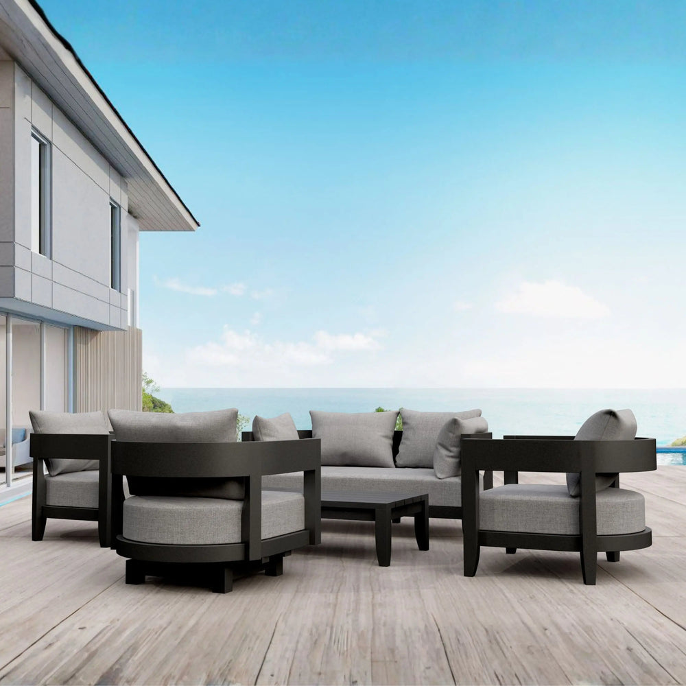 Coronado 5-Piece Aluminum Deep Seating Set - image 4