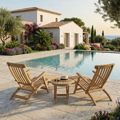 Royal Steamer 3-Piece Set with Side Table