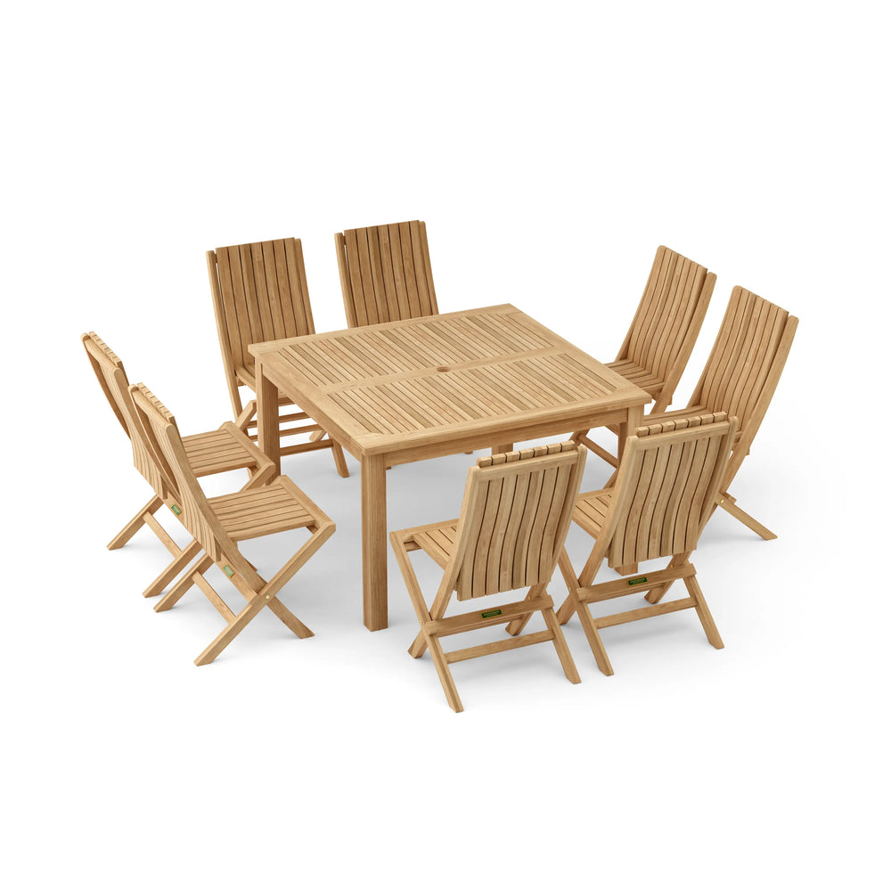 Windsor Comfort Chair 7-Piece Folding Dining Set - image 6